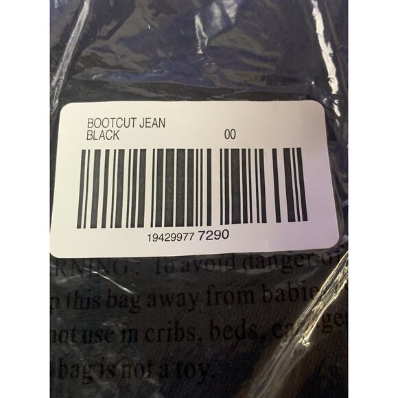 CHICO'S NEW $90 Boot Cut Stretch Denim Jean‎ Black Chico's 00 / US 2 - Picture 3 of 3